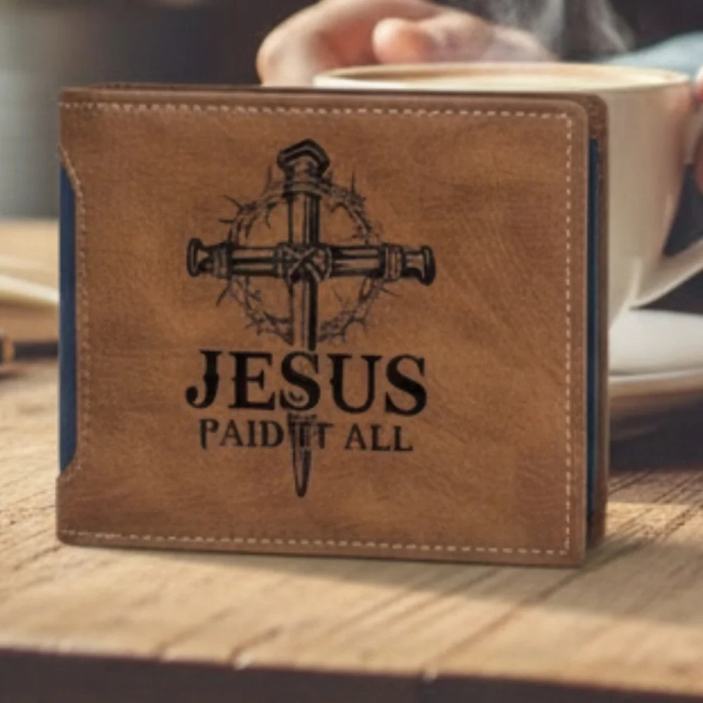 Jesus paid it all Religious Men’s Wallet